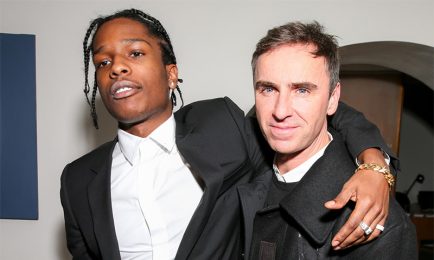 A$AP Rocky y Raf Simons